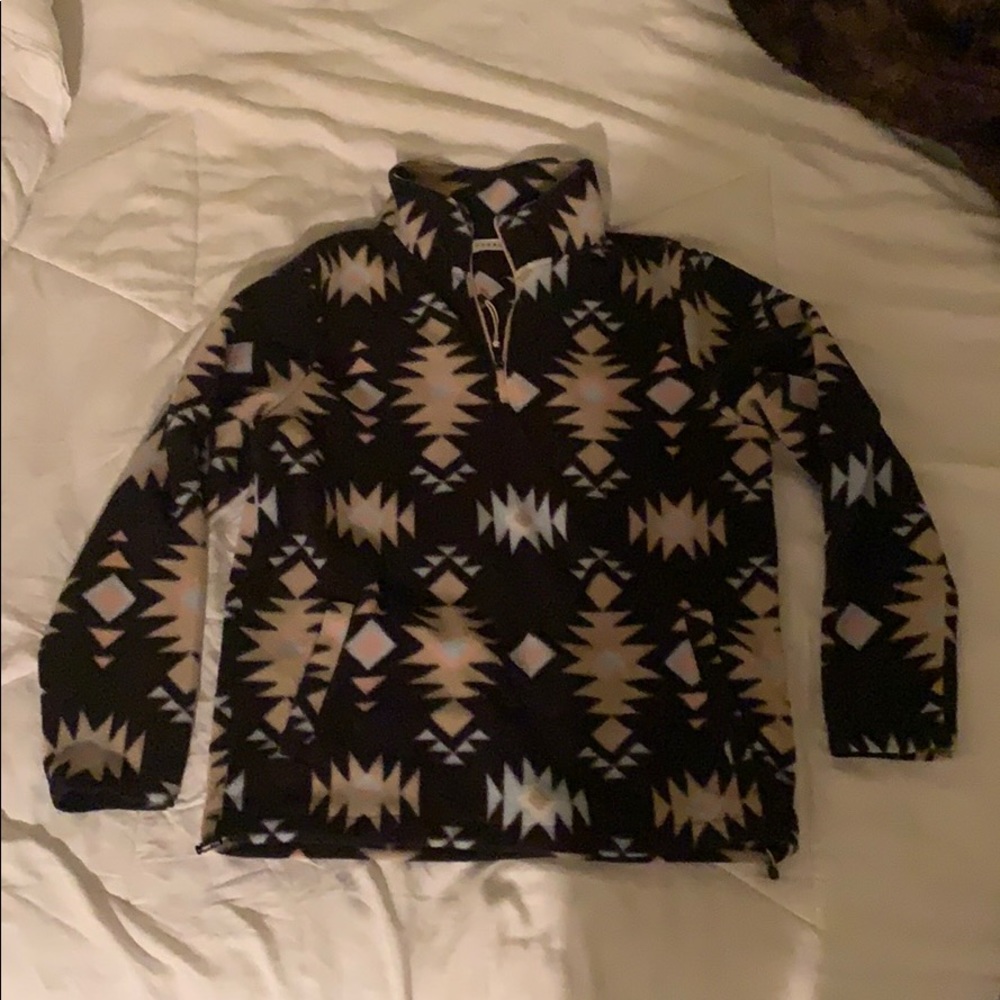 PacSun long sleeve fleece quarter zip